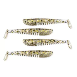 NEVIS Impulse Shad 10cm 4db/cs (Salt and Pepper)  