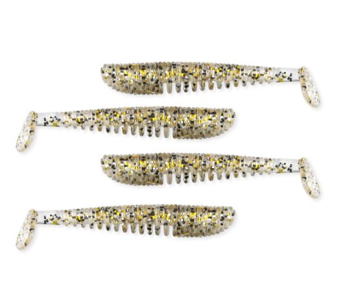 NEVIS Impulse Shad 10cm 4db/cs (Salt and Pepper)
