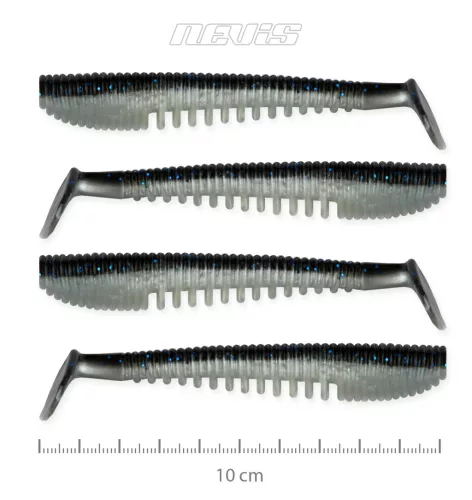 NEVIS Impulse Shad 10cm 4db/cs (Bleak)  