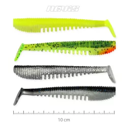 NEVIS Impulse Shad 10cm 4db/cs 4szín  