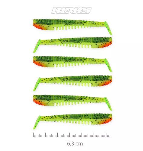 NEVIS Impulse Shad 6.3cm 6db/cs (Watermelon)  