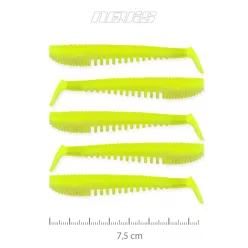 NEVIS Impulse Shad 7.5cm 5db/cs (Flash Lemonade)