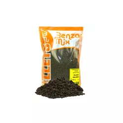 BENZAR MIX MICROPELLET FEEDER 800G BLACK HALIBUT 1.5MM
