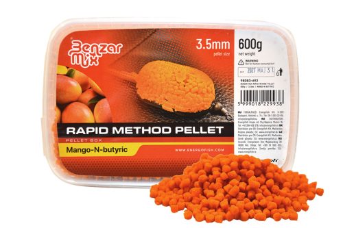 BENZAR RAPID METHOD PELLET MANGÓ&VAJSAV 3,5MM 600GR