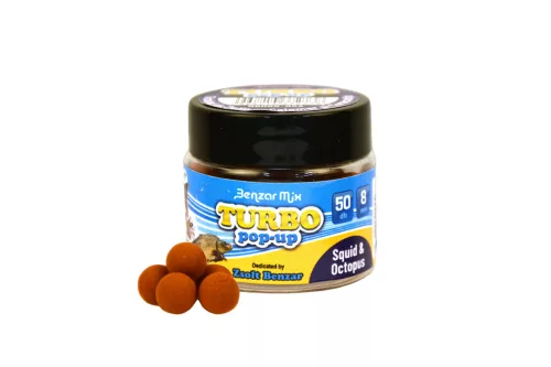 BENZAR MIX POP UP SQUID &OCTOPUS 8-9mm 30ml BARNA
