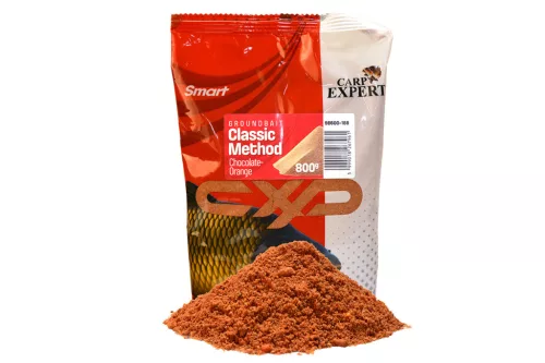 CARP EXPERT SMART GROUNDBAIT CLASSIC METHOD 800G CHOCOLATE-ORANGE