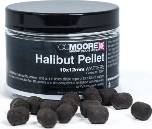 CC Moore Halibut Pellet Wafters 10X12mm