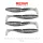 REIVA Zander Power Shad 10cm 4db/cs (Flash Bleak)