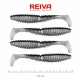 REIVA Zander Power Shad 10cm 4db/cs (Flash Bleak)