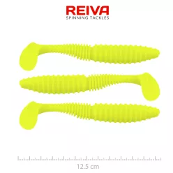 REIVA Zander Power Shad 12,5cm 3db/cs (Lemonade)