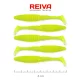 REIVA Zander Power Shad 8cm 5db/cs (Flash Lemonade)