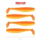 REIVA Flat Minnow Shad 10cm 4db/cs (Shiny Orange)