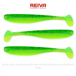 REIVA Flash Shad 15cm 3db/cs (Poison Green)