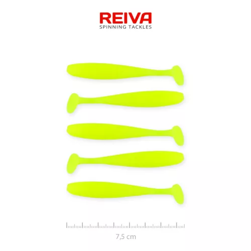REIVA Flash Shad 7.5cm 5db/cs (Lemonade)