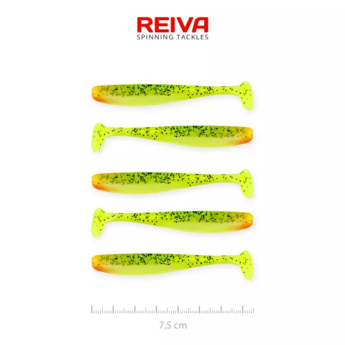 REIVA Flash Shad 7.5cm 5db/cs (Watermelon)