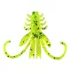REIVA NYMPH 6cm 12db/cs  Fluo Zöld Flitter