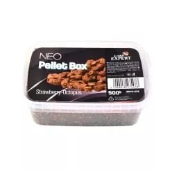 CARP EXPERT NEO BOX PELLET BOX 500G STRAWBERRY-OCTOPUS