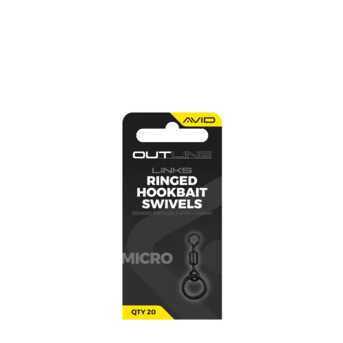 AVID Outline Mirco Ringed Hookbait Swivel - Size 19