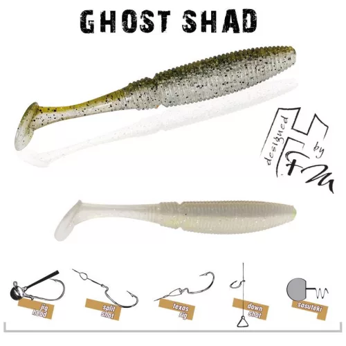 Herakles GHOST SHAD 7.5cm SEXY SHAD