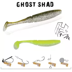 Herakles GHOST SHAD 7.5cm CARTREUSE IMPACT