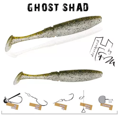 Herakles GHOST SHAD 5cm GREEN SHAD