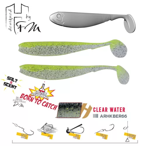 Herakles BENJO R 3.6" 9cm Clear Water