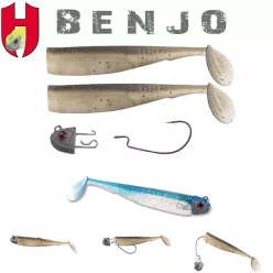   Herakles COMBO HOROG BENJO SHAD 3" 7.5cm BLUE COMBO SHAD