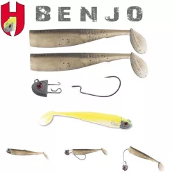   Herakles COMBO HOROG BENJO SHAD 3" 7.5cm CHARTREUSE IMPACT