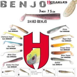 Herakles BENJO SHAD 3" 7.5cm SMOKER