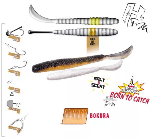 Herakles LEFTAIL WORM 4.8" 12cm Bokura