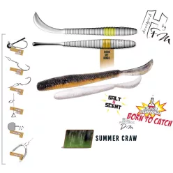 Herakles LEFTAIL WORM 3.4" 8.6cm Summer Craw