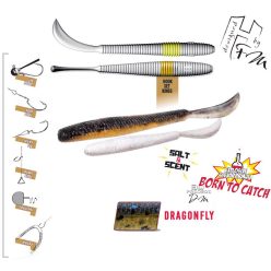 Herakles LEFTAIL WORM 3.4" 8.6cm Dragonfly