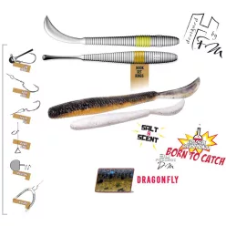 Herakles LEFTAIL WORM 3.4" 8.6cm Dragonfly