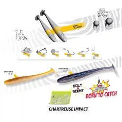 Herakles SHAD-OW105 4.2" 10.5cm Chartreuse Impact