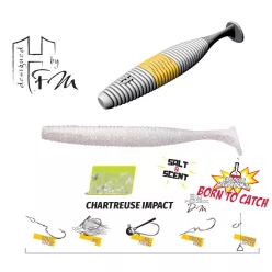 Herakles FAT SHAD-OW105 4.2" 10.5cm Chartreuse Impact