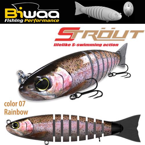 BIWAA STROUT 5.5" 14cm 29gr 07 Rainbow