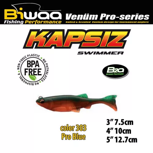 BIWAA KAPSIZ 5" 12.7cm 201 Fire Tiger