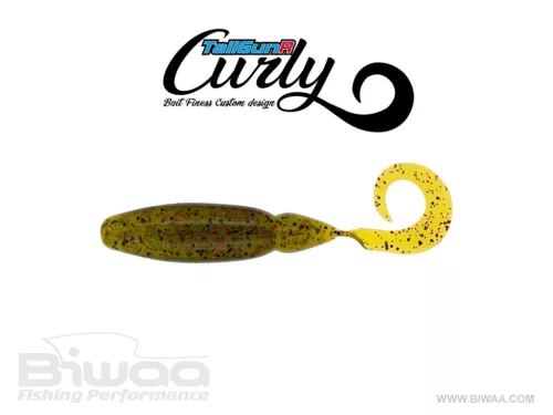 BIWAA TAILGUNR CURLY 2.5" 6.3cm 004 Watermelon Red