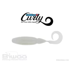 BIWAA TAILGUNR CURLY 2.5" 6.3cm 008 Pearl White