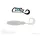 BIWAA TAILGUNR CURLY 2.5" 6.3cm 008 Pearl White