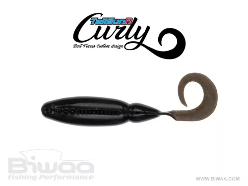 BIWAA TAILGUNR CURLY 3.5" 9cm 110 UV Black
