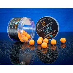   Bait Bait Tüzes Barack - Fluo Pop Up Méret: 12 mm / Kiszerelés: 30 g