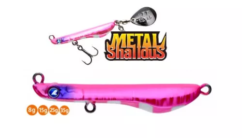 BLUEBLUE METAL SHALLDUS 8 40mm 8gr #11 Fanny Pink Zebra