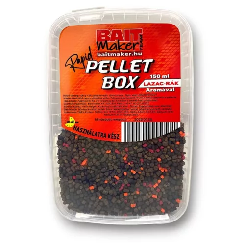 BAIT MAKER RAPID PELLET BOX LAZAC RÁK AROMÁVAL 400 G+150 ML