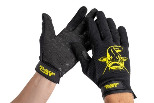 Black Cat Cat Gripper Gloves XLarge