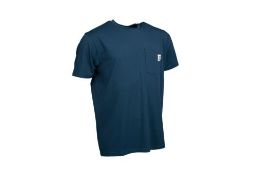 NASH Make It Happen Badge Pocket T Shirt Navy Blue XXXL