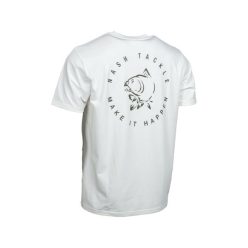 NASH Make It Happen Carp Logo T Shirt Ecru XXL
