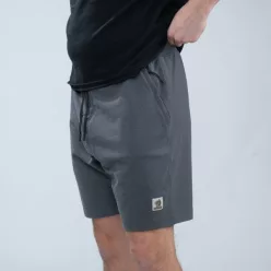 NASH Make It Happen Badge Shorts Grey Marl S