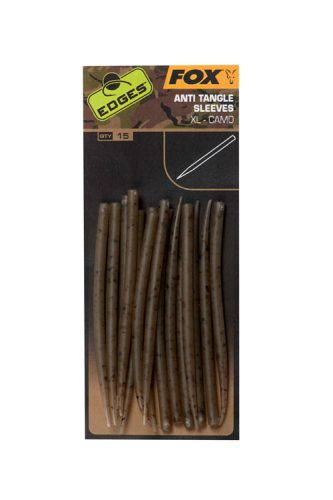 FOX Edges Camo XL Anti Tangle Sleeves Gubancgátló x 15