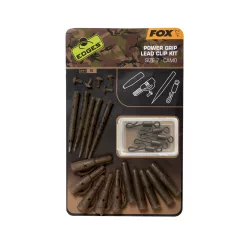 Fox Edges Camo Power Grip Lead Clip Kit Size 7 5pcs